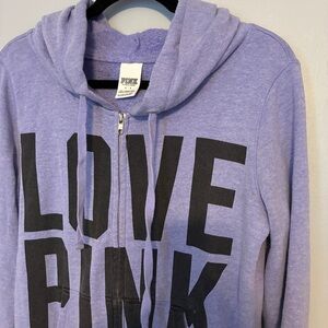 Victoria's Secret PINK Lavender Zip Hoodie